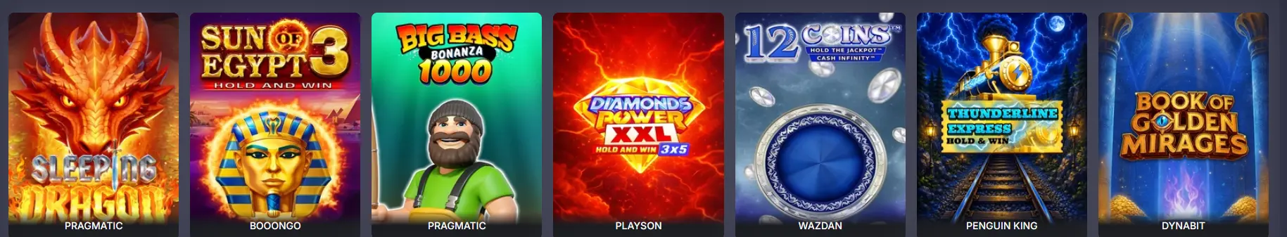 Royal Reels pokies from Pragmatic Play, Booongo, Playson, Wazdan, Penguin King and Dynabit